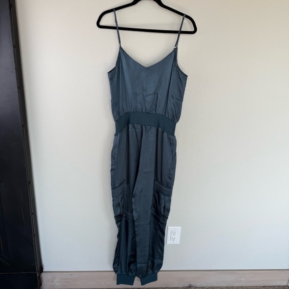 Cinq a Sept Amia Twill Jumpsuit Blue Business Casual Evening Party Women’s - Picture 9 of 14